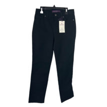 Gloria Vanderbilt Amanda Jeans 4P Black Supreme Stretch Tapered Leg Clas... - €13,89 EUR