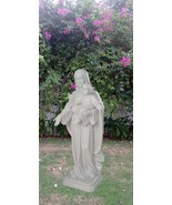 Mary Holding Jesus Marble Sculpture 65″ - £4,343.77 GBP