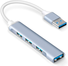 Mini USB Hub Extensions, 4 Port USB 3.0 Hub Expander, 2.0 Hub, USB Adapter Stati - £10.60 GBP