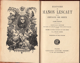 1910 Histoire Manon Lescaut  Prévost France Literature Roman Movie Aghion - £123.06 GBP
