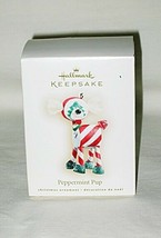 Hallmark Keepsake Peppermint Pup 2007 Christmas Ornament - £6.27 GBP