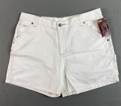 Lee Carpenter Shorts Womens 33x5 Cream Loose Relaxed Tag 12 - £15.55 GBP