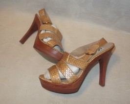 CoOp Barneys New York orange  Platform Sandals Size 39 new - £53.94 GBP