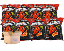 Doritos Dinamita Flamin Hot Queso 3.5oz, 8 pack - £18.19 GBP