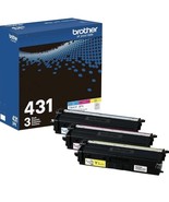 Brother TN-431 3PK, Cyan, Magenta, Yellow, Standard Yield  TN4313PK NEW ... - $155.71 CAD