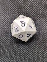 Vintage Gamescience White D20 (0-9) Twice Dice - €20,96 EUR