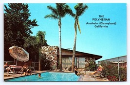 Postcard Polynesian Motel in Anaheim Disneyland California CA - £9.42 GBP