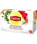 100 Lipton Tea Detox = 100 Tea/Infusion (5 Boxes x 20 Tea Bags) - £17.30 GBP
