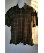 Brooks Brothers Men&#39;s Golf Brown Checkered Polo Shirt XL 100% Mercerized... - $27.86 CAD