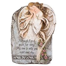Roman Joseph Studio Memorial Angel Garden Stone 9 Inch Multicolor 62461 - $39.98