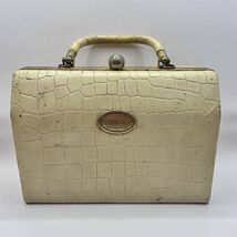 Antique Vintage Old Women's Bag Handbag G.Versace Beige Color Made in Italy - $198.00