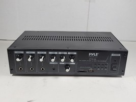 Pyle PT5 10 PA Amplifier w/mic talk over - defective - read! - £34.25 GBP