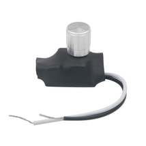 3A Dimmer Switch With Aluminum Knob For Table Lamp Black NEW - $13.11