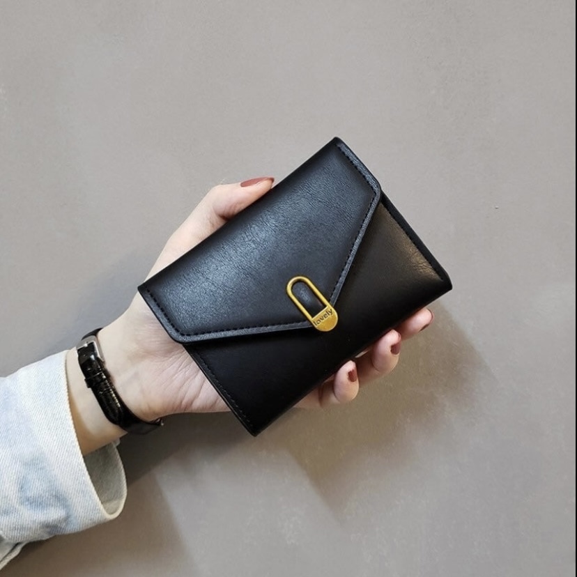 Wallet for Women,Snap Closure Trifold Wallet,Credit Card Holder - $14.99
