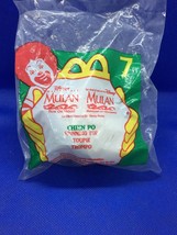 Disney&#39;s Mulan CHIEN PO Spinning Top McDonalds Happy Meal Toy #7 Vintage 1998 - £3.29 GBP