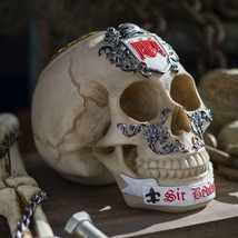 Ebros Knights of The Round Table King Arthur Skulls Sir Bedivere Skull F... - £23.22 GBP