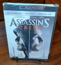 Assassin&#39;s Creed (4K+Blu-ray-No Digital) Discs Unused-Free Shipping w/Tracking - £12.44 GBP