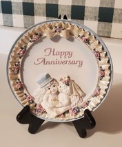 Dreamsicles Anniversary Plate, 1998, #10761, Cast Art Industries - £15.41 GBP