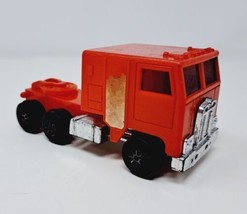 Vintage Jimmy Toys Red Semi Truck 1980&#39;s Plastic Toy Truck Cab Optimus P... - £5.72 GBP
