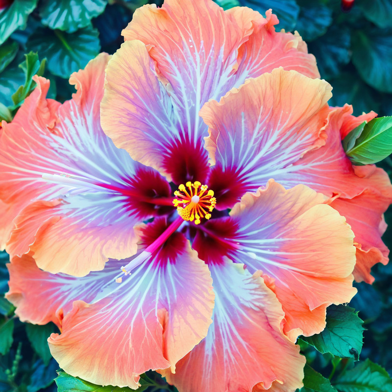 KKG 20 Hibiscus Seeds Flower Perennial Bloom Orange Red US Seller - $18.37