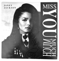 Janet Jackson &#39;Miss You Much&#39; Autographed COA #JJ63597 - £550.76 GBP