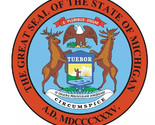 Michigan State Seal Sticker Decal R541 - $1.95+