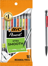 Xtra-Smooth Mechanical Pencils with Erasers, Medium Point (0.7Mm), 10-Co... - $10.67