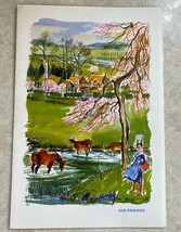 Air France Vintage  On The Intercontinental Jet Brittany New York To Par... - $16.10 CAD
