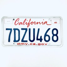  United States California Lipstick Passenger License Plate 7DZU468 - £13.23 GBP