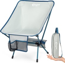 Folding Camp Chairs Portable Backpacking Chair Comapct Beach Chair, By Portal. - £35.28 GBP