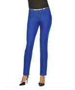 Women&#39;s Casual Cocktail Work night day Chic Denim Jeans belted pant Slim... - $49.99
