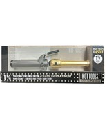 Hot Tools Diamond Platinum Salon Curling Iron 1 1/4&quot; Nano Ceramic Silver - $42.56