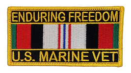 Operation Enduring Freedom Veteran US Marines Patch - $5.88