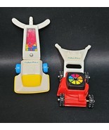 Vintage Fisher Price Loving Family Dream Dollhouse Lawn Mower and Vacuum - $26.25