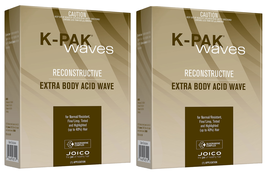 (2) Joico K-PAK Waves Reconstructive Acid Wave Extra Body