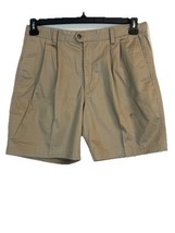Men&#39;s Khaki Dockers Pleated Dress Shorts. Size 36. 100% Cotton. - $23.03 CAD
