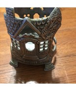 Pewter Jar Candle Holder Home Sweet Home Carson 1996 Yankee Candle Vinta... - $187.47 MXN