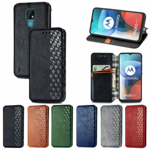 For Motorola Moto Edge 20/30 Pro Lite Fusion Plus Leather Magnetic Flip Case
