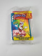 Vtg Sealed Pkg Flavor-Aid w 10 Unopened Packets of 5 Flavors (not Kool Aid) NOS - £47.47 GBP