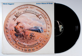 Merle Haggard - Amber Waves of Grain (1985) Vinyl LP • The American, Cou... - $15.61