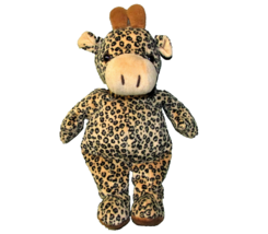 16&quot; Kellytoy B EAN Pals Giraffe Plush Stuffed Animal Tan Black Spots B EAN Bag Toy - £9.05 GBP