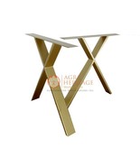 Quality Dining Table Leg, X shaped Steel table leg, Office Computer Tabl... - £407.94 GBP+