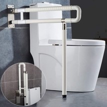 Handicap Rails Foldable Toilet Grab Bar Handles Bathroom Seat Support Bars - $1,044.77 MXN