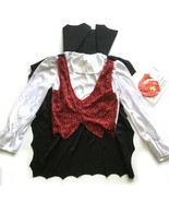 Boys Halloween Vampire Costume Size Small (4-6) Shirt w/ Vest, Cape &amp; Me... - $27.60 CAD