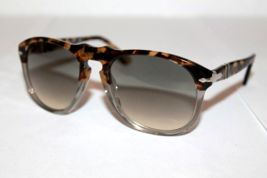 PERSOL Sunglasses PO0649 113032 Tortoise Grey Frame W/ Grey Lens - £108.99 GBP