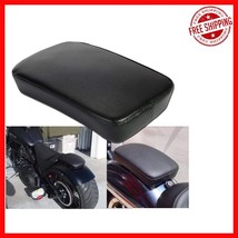 Stylish Black Synthetic Leather Pillion Pad with Suction Cups for Custom... - $498.97 MXN