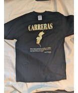 Jose Carreras Singing From The Soul Black Shirt Gold Short Sleeve Large L - $1,331.86 MXN