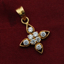 Bijoux Personalised 22K Amazing Gold Designer Jewellery Hamsa Pendant Grand Son - £213.86 GBP