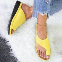 Women Sandals Women Slippers Flat Sole Casual Soft Big Toe Foot Sandal Women Sho - £21.41 GBP