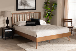 Jihan Ash Walnut Queen Size Platform Bed - $441.00